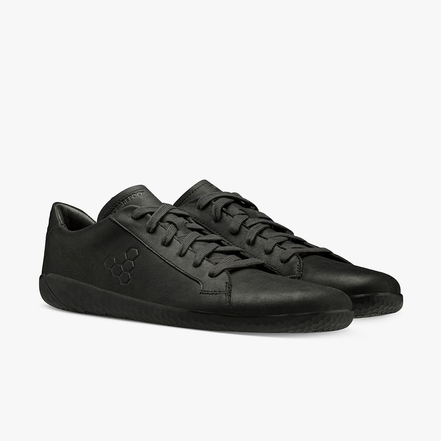 Black Men's Vivobarefoot Geo Court II Trail Shoes | Philippines 0037AHKP
